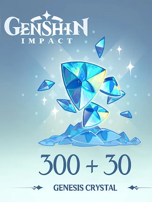 Genshin Impact 300 + 30 Genesis Crystals - GalaxyLink Key - GLOBAL - 0