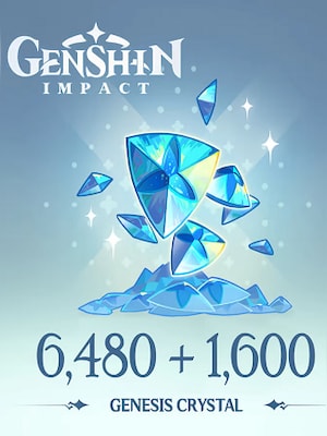 Genshin Impact 6480 + 1600 Genesis Crystals - GalaxyLink Key - GLOBAL - 0