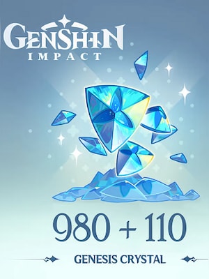 Genshin Impact 980 + 110 Genesis Crystals - GalaxyLink Key - GLOBAL - 0
