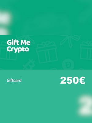 Gift Me Crypto Gift Card 250 EUR - giftmecrypto Key - GLOBAL - 2
