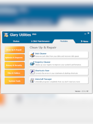 Glary Utilities Pro 5 СD PC 3 Devices Key GLOBAL - 2