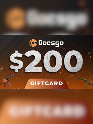 Gocsgo Gift Card 200 USD  - GoCsGo Key  - GLOBAL - 2
