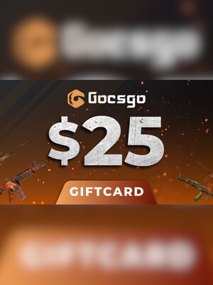 Gocsgo Gift Card 25 USD  - GoCsGo Key  - GLOBAL - 2