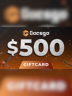 Gocsgo Gift Card 500 USD  - GoCsGo Key  - GLOBAL - 2