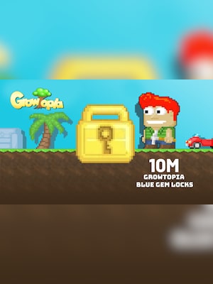 Growtopia Locks 10 Blue Gem Locks - MMOPIXEL Player Trade - GLOBAL - 2