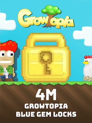 Growtopia Locks 4 Blue Gem Locks - MMOPIXEL Player Trade - GLOBAL - 0