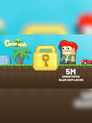 Growtopia Locks 5 Blue Gem Locks - MMOPIXEL Player Trade - GLOBAL - 2
