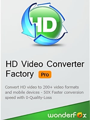 HD Video Converter Factory Pro (PC) (1 Device, Lifetime)  - Wonderfox Key - GLOBAL - 0