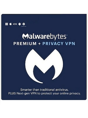 Malwarebytes Premium + Privacy VPN (PC) 1 Device, 6 Months  - Malwarebytes Anti Malware Key - GLOBAL - 0