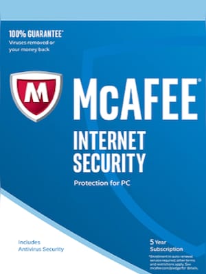McAfee Internet Security 1 Device 5 Years - McAfee Key - GLOBAL - 0