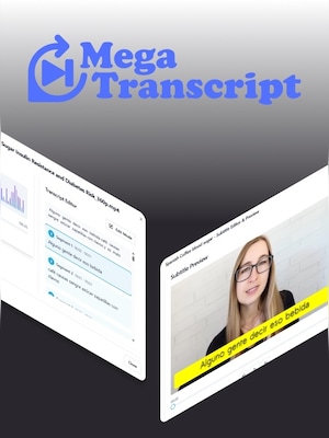 Megatranscript AI Transcription & Text-to-Speech 400 Credits - Megatranscript Key - GLOBAL - 0