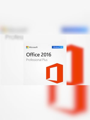 Microsoft Office Professional 2016 Plus - Microsoft Key - GLOBAL - 2