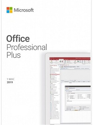 Microsoft Office Professional 2019 | Plus (1 Mac) - Microsoft Key - GLOBAL - 0