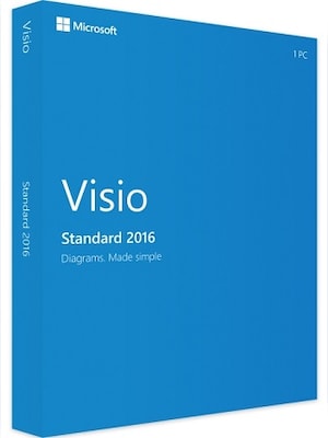 Microsoft Visio 2016 Standard (PC) - Microsoft Key - GLOBAL - 0