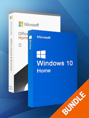 Microsoft Windows 10 Home & Microsoft Office Home & Business 2021 (Mac) bundle - Microsoft Key - GLOBAL - 0