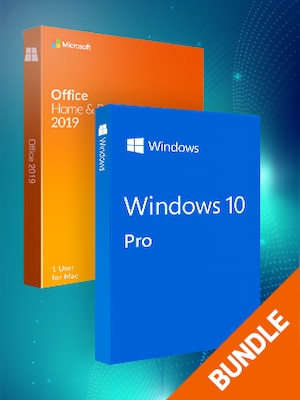 Microsoft Windows 10 Pro & Microsoft Office Home & Business 2019 (Mac) bundle - Microsoft Key - GLOBAL - 0