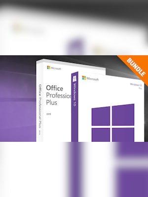 Microsoft Windows 10 Pro & Microsoft Office Professional 2019 Plus - Microsoft Key - GLOBAL - 2