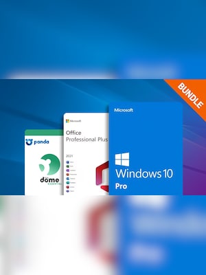 Microsoft Windows 10 Pro OEM & Office 2021 Pro Plus + Panda Dome Essential (PC) (1 PC, Lifetime)  - Microsoft Key - GLOBAL - 2