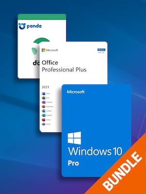 Microsoft Windows 10 Pro OEM & Office 2021 Pro Plus + Panda Dome Essential (PC) (1 PC, Lifetime)  - Microsoft Key - GLOBAL - 0