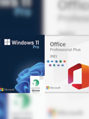 Microsoft Windows 11 Pro OEM & Office 2021 Pro Plus + Panda Dome Essential (PC) (1 PC, Lifetime)  - Microsoft Key - GLOBAL - 0