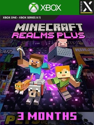 Minecraft Realms Plus Subscription 3 Months (Xbox One, Series X/S) - Xbox Live Key - EUROPE - 2