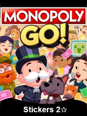 Monopoly Go Stickers Any 2-Star Stickers - MMOPIXEL - GLOBAL - 0