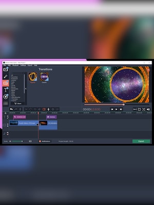 Movavi Video Editor Plus 2020 Effects - Mystical Galaxy Pack (PC, Mac) - Steam Key - GLOBAL - 4