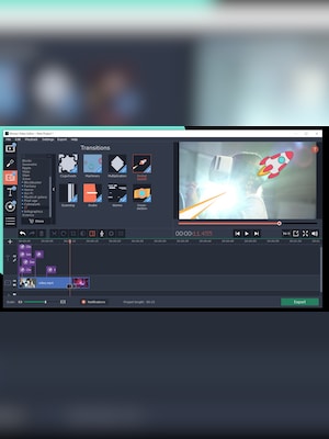 Movavi Video Editor Plus 2020 Effects - Technology Set (PC, Mac) - Steam Key - GLOBAL - 3