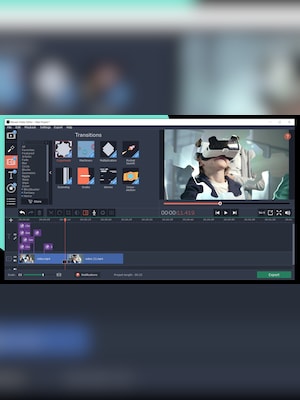 Movavi Video Editor Plus 2020 Effects - Technology Set (PC, Mac) - Steam Key - GLOBAL - 6