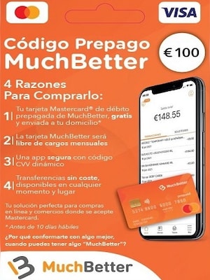 MuchBetter Voucher 100 EUR - MuchBetter Key - SPAIN - 0