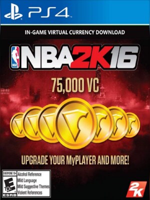 NBA 2K18 Virtual Currency 75000 Coins PSN Key UNITED STATES - 0
