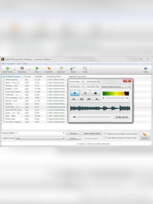 NCH: Switch Sound File Converter (PC) (1 Device, Lifetime)  - NCH Key - GLOBAL - 7