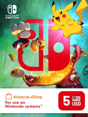 Nintendo eShop Card 5 USD - Nintendo eShop Key - NORTH AMERICA - 0