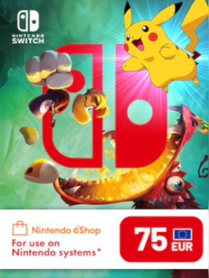 Nintendo eShop Card 75 EUR - Nintendo eShop Key - ITALY - 0