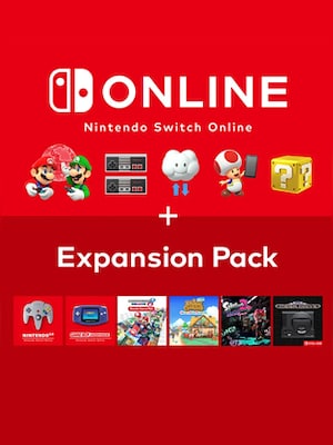 Nintendo Switch Online Membership 12 Months Family + Expansion Pack | Nintendo eShop Key | EUROPE - 0