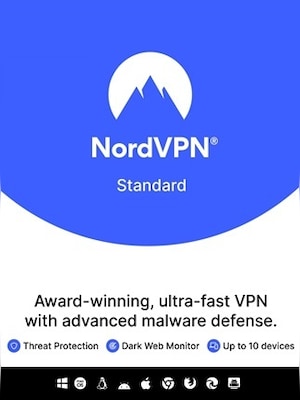 NordVPN Standard VPN Service (PC, Android, Mac, iOS) (10 Devices, 1 Year) - NordVPN Key - GLOBAL - 0