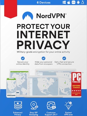 Buy NordVPN VPN Service +NordPass (PC, Android, Mac, IOS) (6 Devices, 3 ...