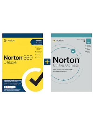Norton 360 Deluxe & Utilities Ultimate (10 Devices, 1 Year)  - Norton Key - EUROPE - 0