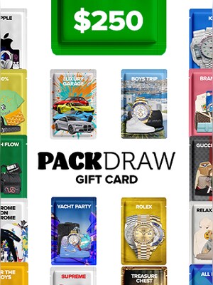 PackDraw Gift Card 250 USD  - PackDraw Key GLOBAL - 0