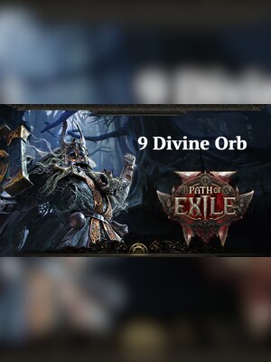 Path of Exile 2 | Early Access Standard (PC) 9 Divine Orb - BillStore - GLOBAL - 2