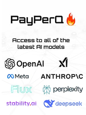 PayPerQ (PPQ.AI) Voucher 100 USD - ppq.ai Key - GLOBAL - 0