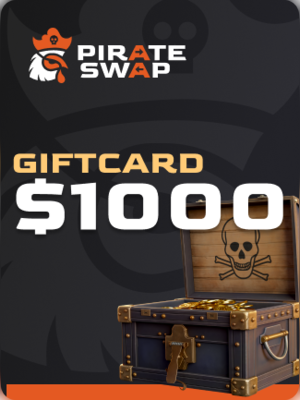 PirateSwap Gift Card 1000 USD - PirateSwap Key - GLOBAL - 0