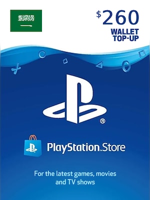 PlayStation Network Gift Card 260 USD - PSN Key - SAUDI ARABIA - 0