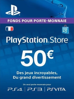 Buy PlayStation Network Gift Card 50 EUR FRANCE