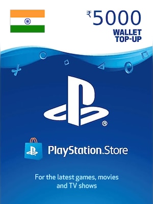 PlayStation Network Gift Card 5000 INR - PSN Key - INDIA - 0