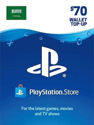 PlayStation Network Gift Card 70 USD - PSN Key - SAUDI ARABIA - 0