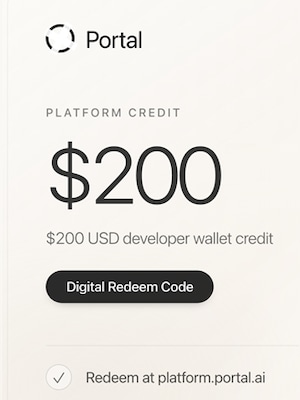 Portal.ai Gift Card 200 USD - Portal.ai Key - GLOBAL - 0