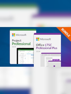Project 2024 Pro LTSC + Office 2024 LTSC Pro Plus Bundle  PC) - Microsoft Key - GLOBAL - 2