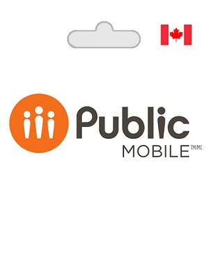 PublicMobile PIN Prepaid 25 CAD - PublicMobile Key - CANADA - 0