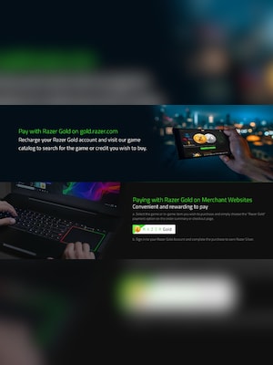 Razer Gold 78 USD - Razer Key - GLOBAL - 5